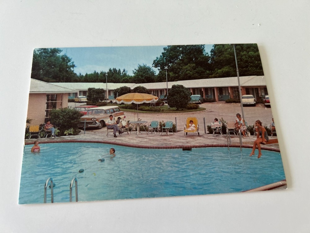 Ashley Oaks Motel Valdosta Georgia Postcard