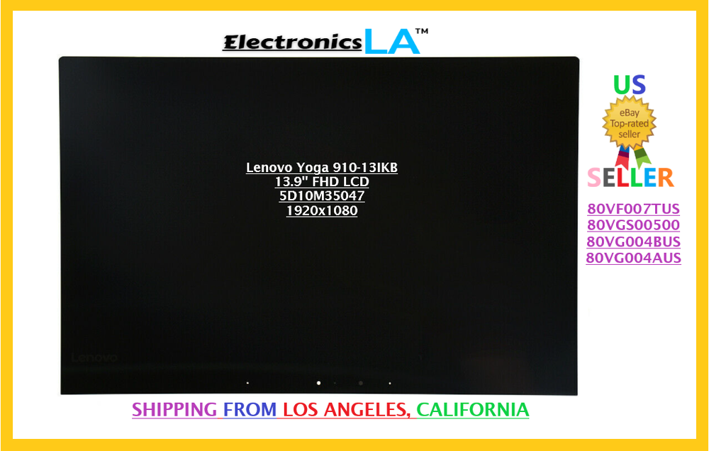 Lenovo Yoga 910 13.9 FHD Touch Laptop 80VF 5D10M35047