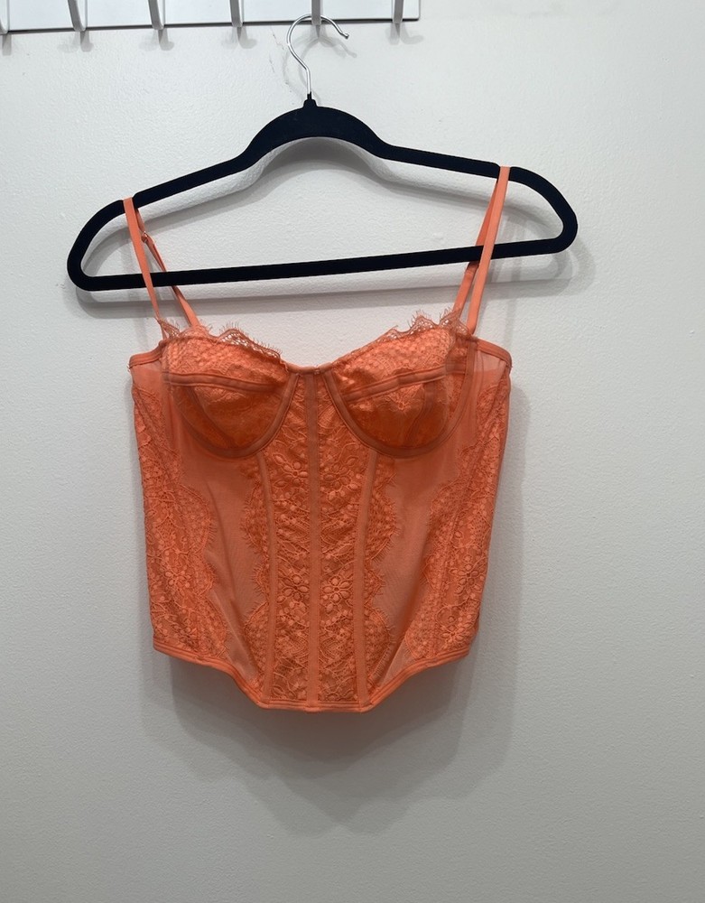 Urban Outfitters Out From Under Modern Love Cropped Corset Large