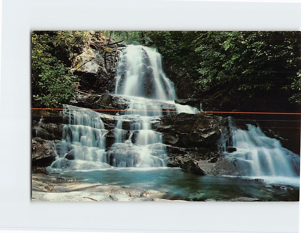 Postcard Laurel Falls Great Smoky Mountains National Park Tennessee USA