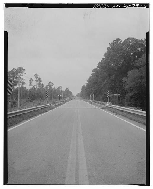 Colquitt Georgia 1970s Big Drain Creek Bridge Approach State Route 91