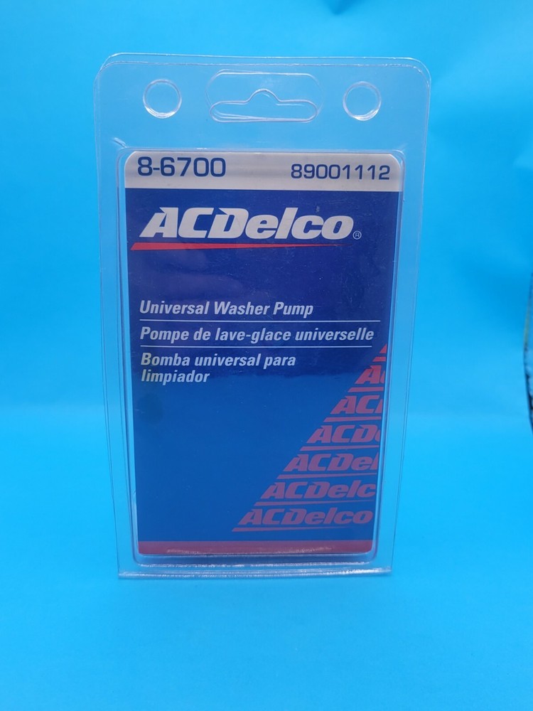 AC Delco 8-6700 Universal Washer Pump GM 89001112 Replacement-image