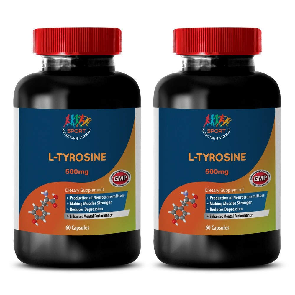 naturally improve mood - L-TYROSINE 500MG - natural anti depressant 2B
