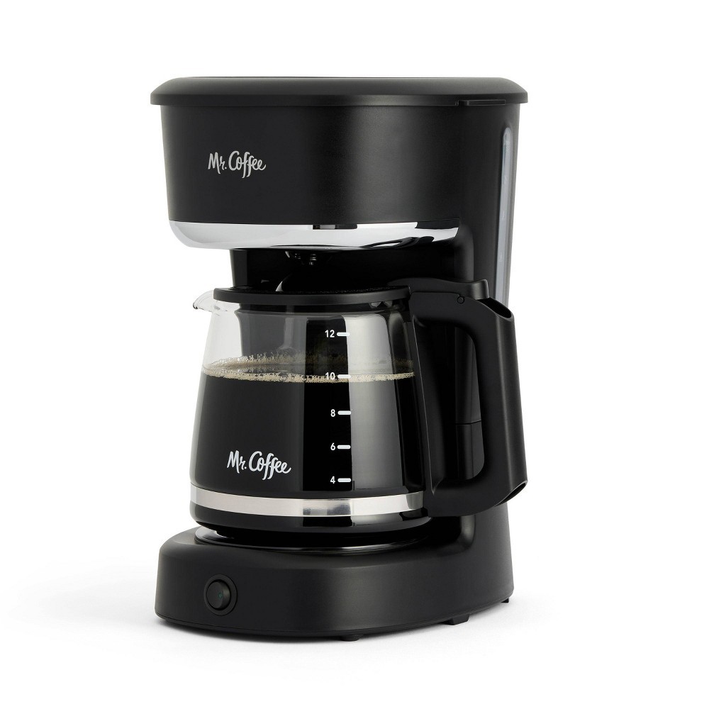 Mr Coffee 12-Cup Black Drip Coffee Maker with Auto Shutoff 60 oz Capacity  