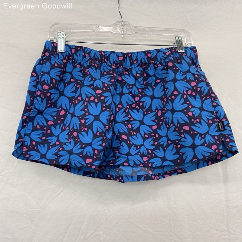 Patagonia Women's Multicolor Floral Barely Baggies Athletic Shorts Size M