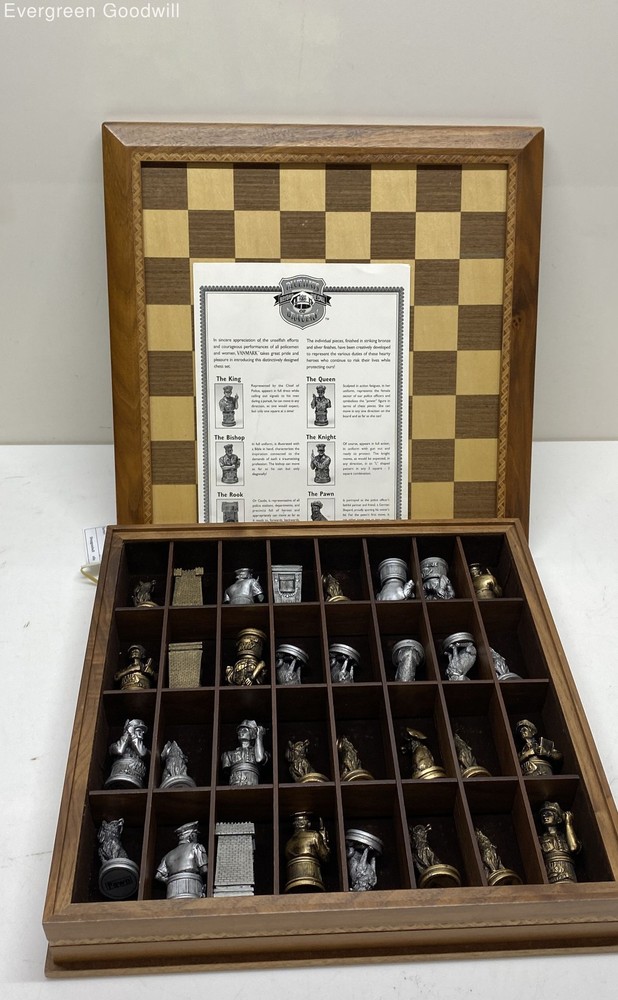 Blue hats bravery chess game