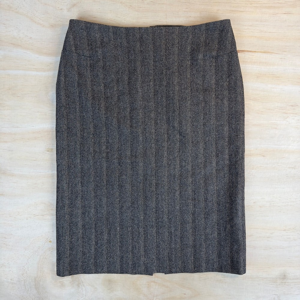 VTG Gunex Made in Italy Wool Pencil Skirt Women’s Size 6 Brown