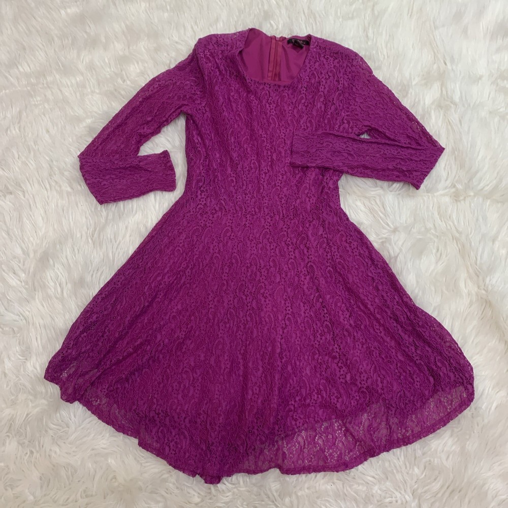 purple lace dress medium