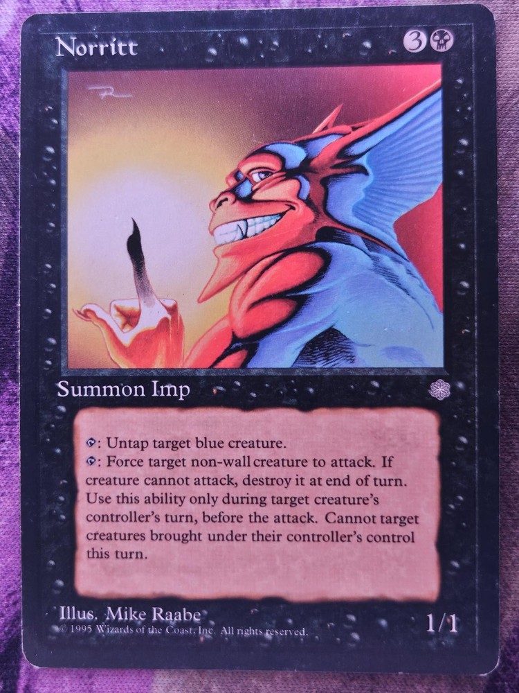 Norritt Common Ice Age Magic: The Gathering Moderately Played