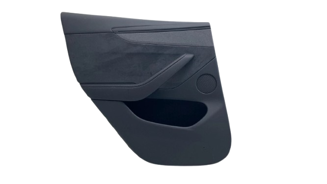 ⭕ 25-26 Tesla Model Y Rear Driver Side Door Panel Trim Card Cover Black Left LH
