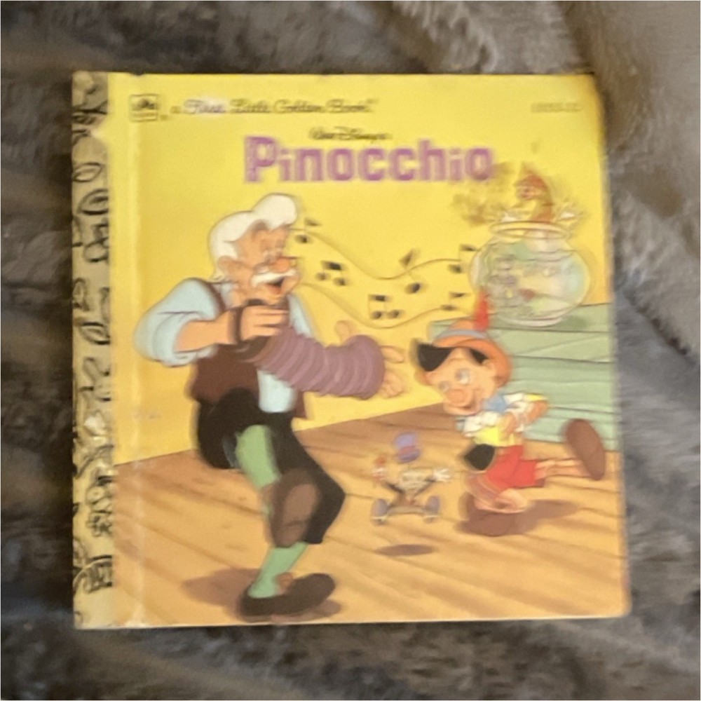 First Little Golden Books Walt Disney's Pinocchio, Hardcover, Illustrated