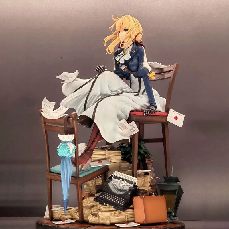 28cm Violet Evergarden Figure PVC Collection Anime GK Statue Model Toys Gift