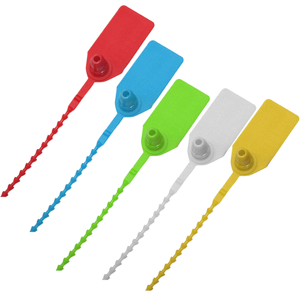 50 Pcs Seal Zip Ties Assorted Fire Extinguisher Tags Plastic Ties