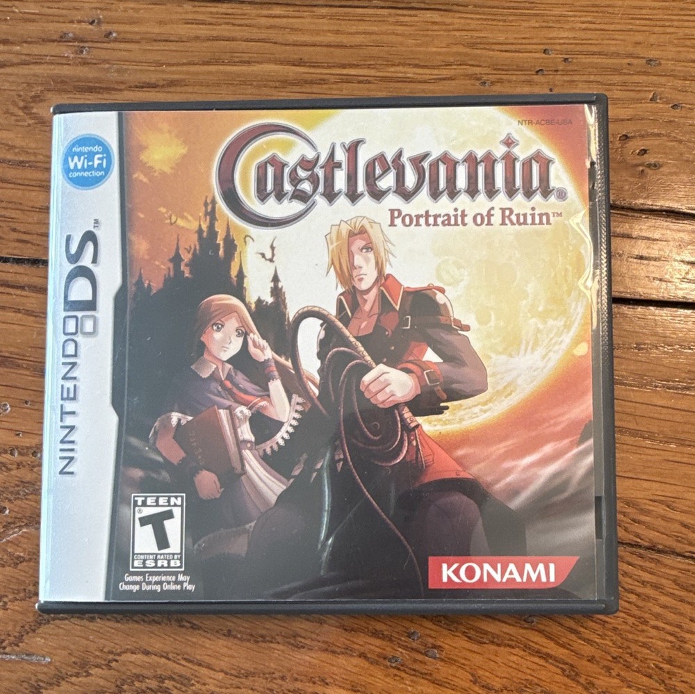 Konami Castlevania: Portrait of Ruin Nintendo DS Complete w/ Case & Manual 2006