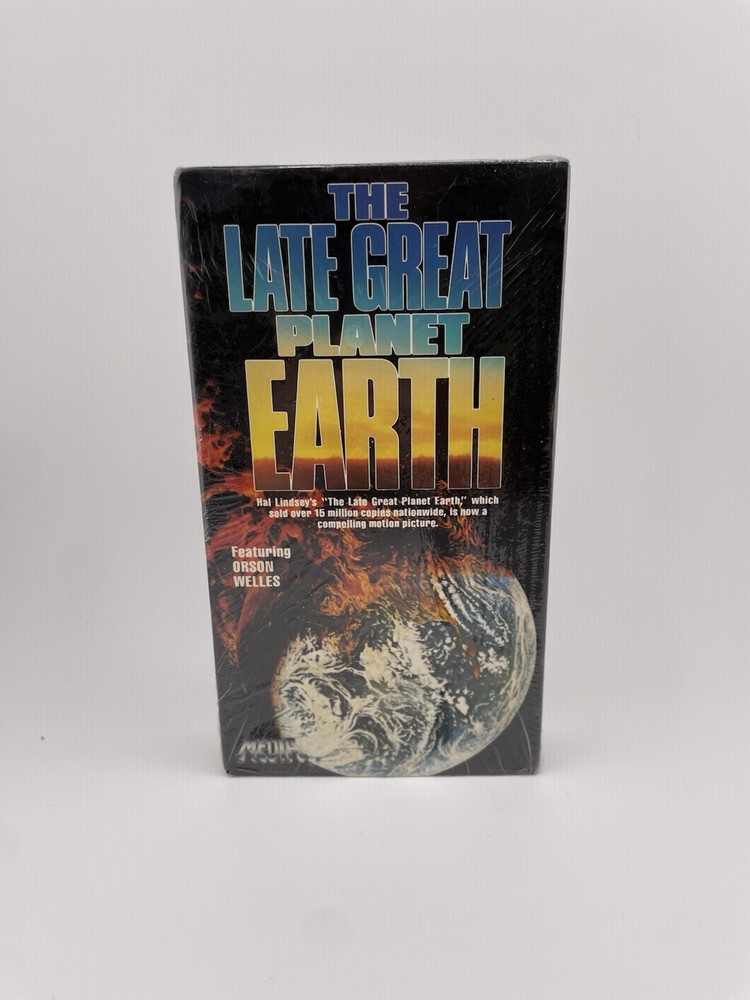 SEALED! The Late Great Planet Earth VHS 1988 Orson Wells