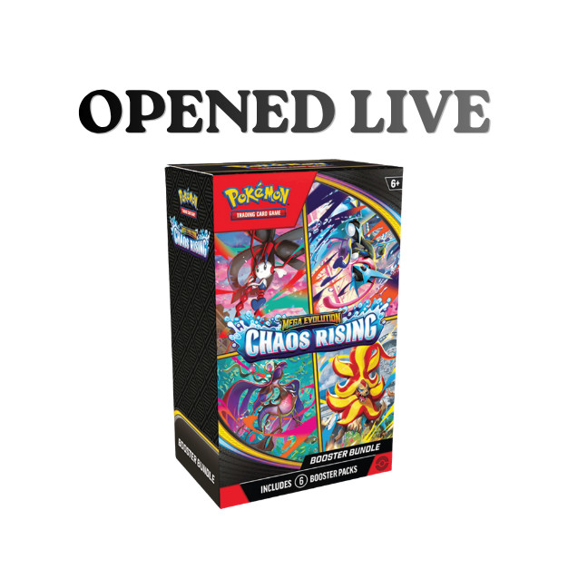 [OPENED LIVE] Pokemon Chaos Rising Booster Bundle