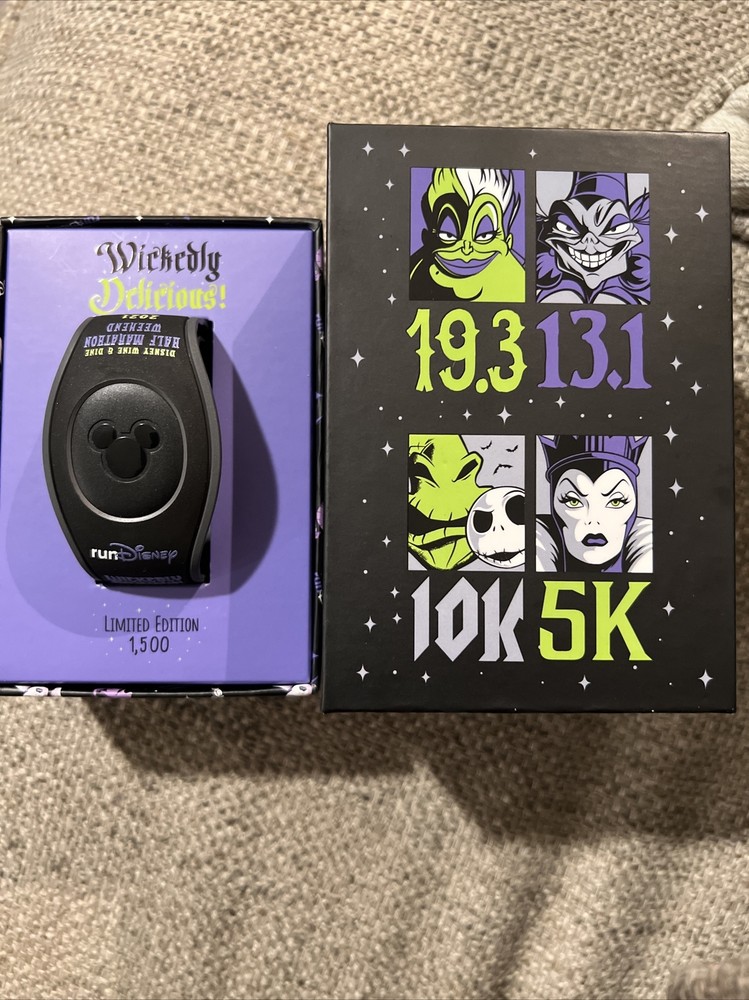 Run Disney 2021 Disney Parks Wickedly Delicious Wine & Dine Villans Magic band