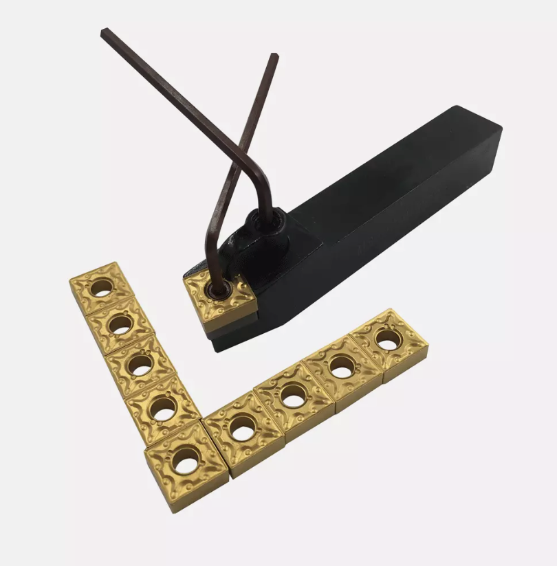 10PCS SNMG431 Carbide Inserts with MSBNR1616H12 External Turning Tool Holder