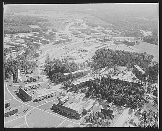 Photo:Greenbelt Maryland 1937 Aerial View New Deal Planned Community