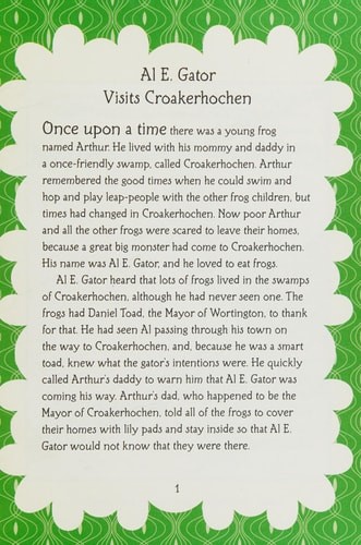 Al E. Gator Visits Croakerhochen by Dix, Bill, Good Book