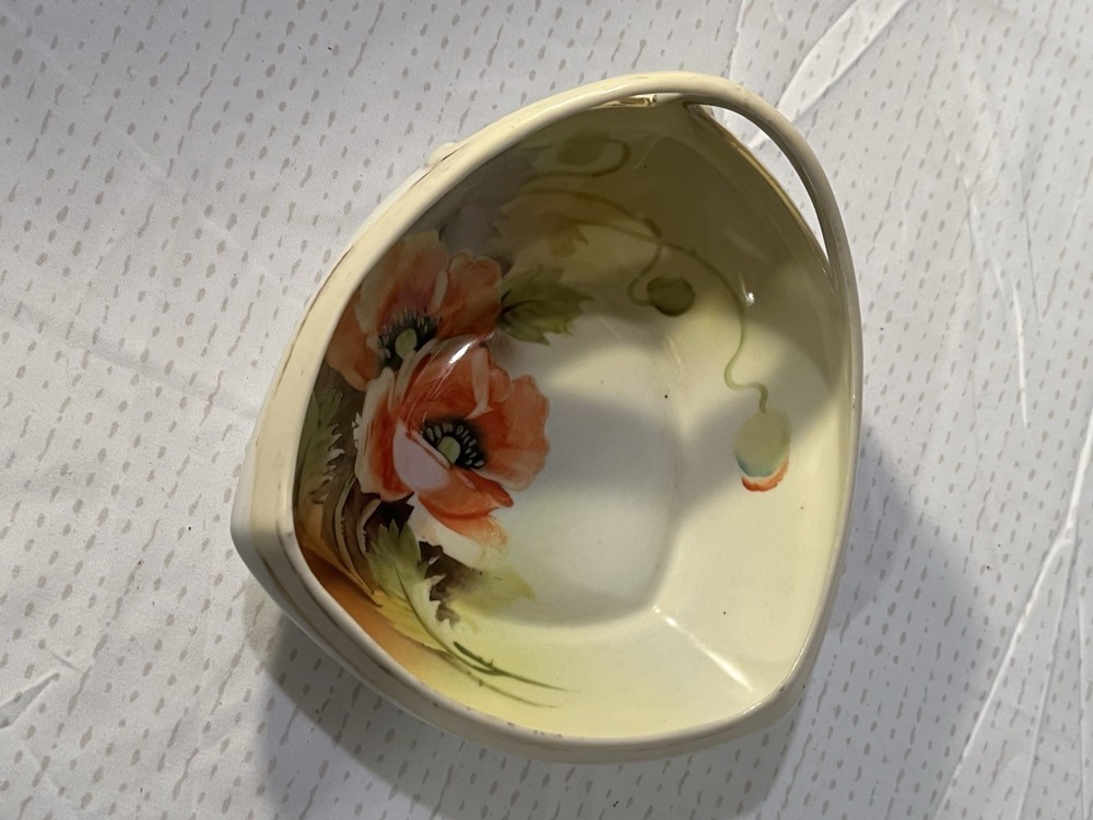 Vintage Nippon Hand Painted Nut/Candy Dish - RARE - From Japan