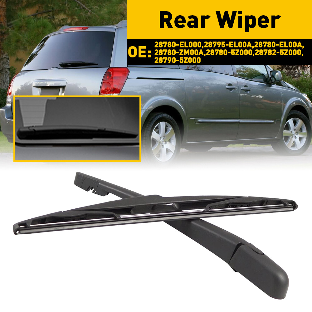 2007-2011 Nissan Versa Rear Window Wiper Blade & Arm with Rubber