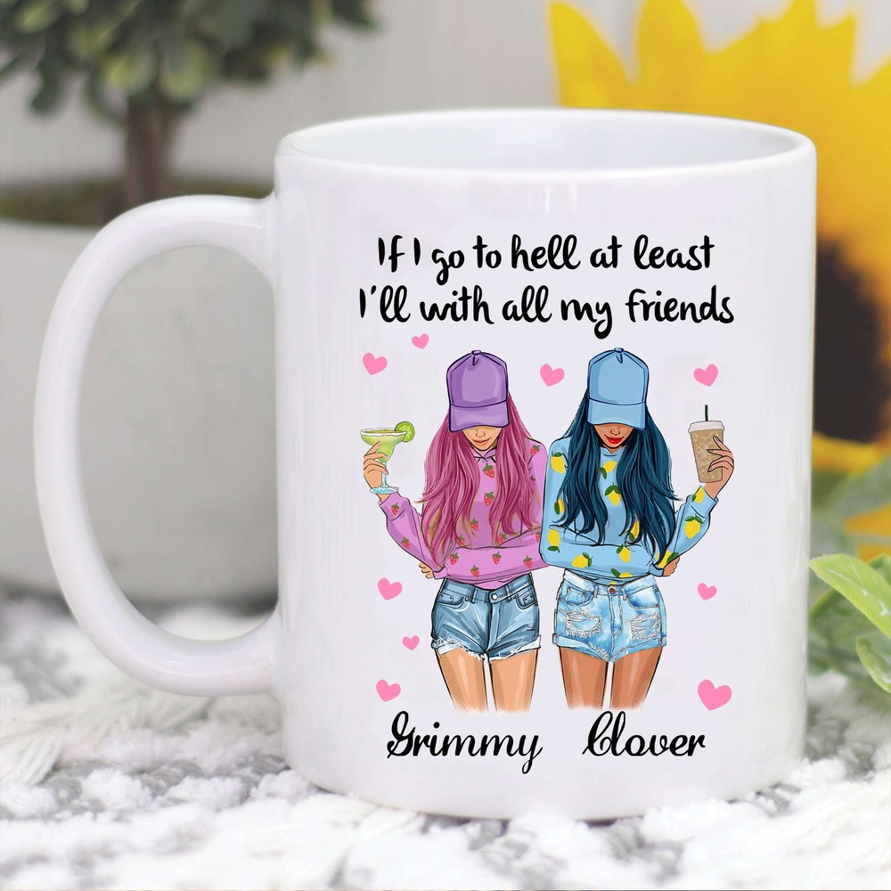 Personalized Bestie Drunk Mug Drink Team Mug Hangovers Are Temporary But Drunk