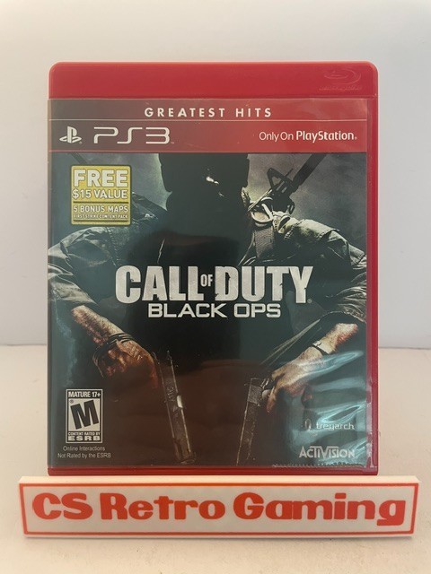 Call of Duty Black Ops GH (PlayStation 3, PS3) Complete w/ Man Tested