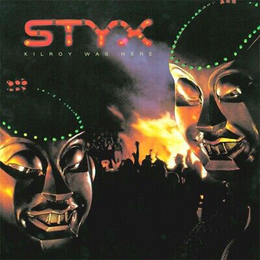 Styx Kilroy Was Here BANNER HUGE 3x3 Ft Poster Tapestry album cover art