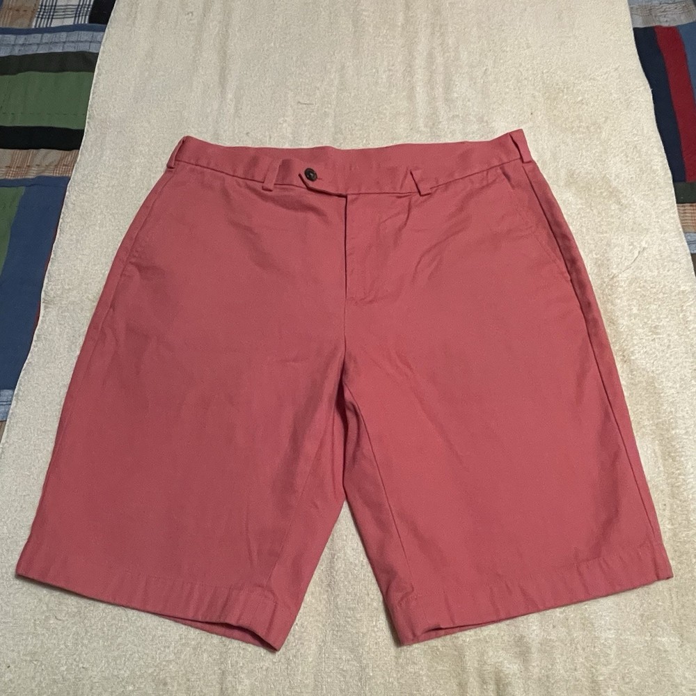 Brooks Brothers 346 Pink/Salmon Color Shorts 36 Great Shorts