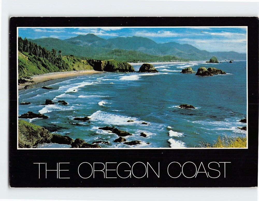Postcard Scenic View Oregon Coast USA