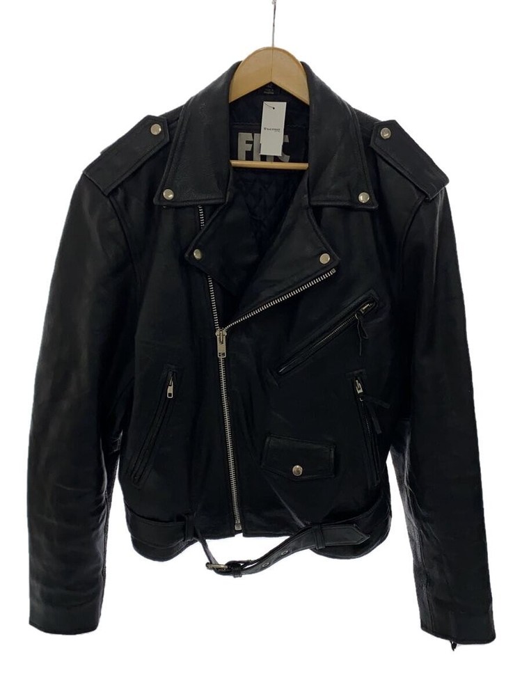 Fmc/Double Riders Jacket/42/Leather/Blk 3473