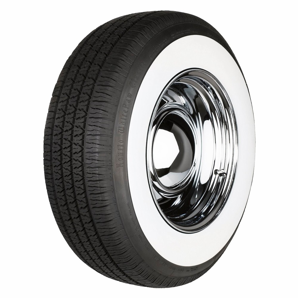 Kontio Tyres WhitePaw Classic Wide Radial Tire, 205/75R15 [Whitewall]