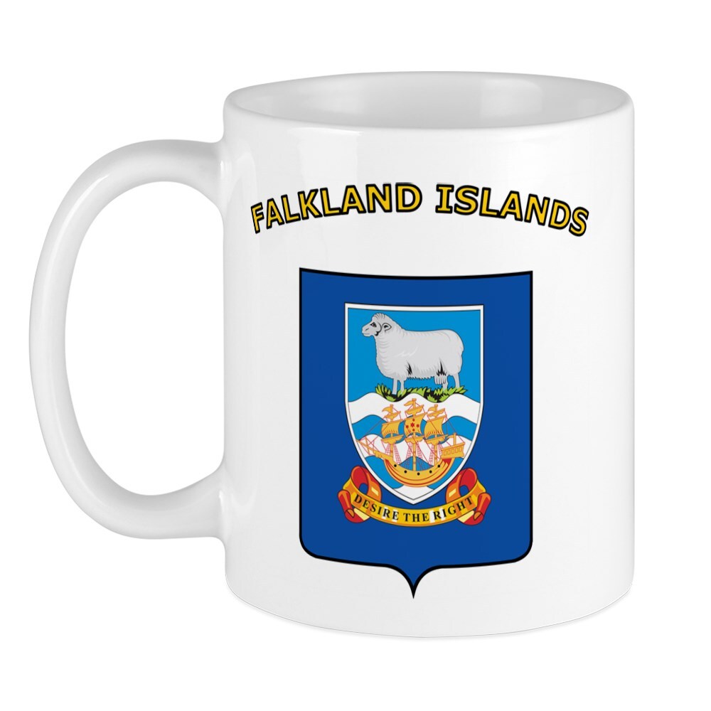 CafePress Falkland Islands Mug 11 oz Ceramic Mug (63142243)