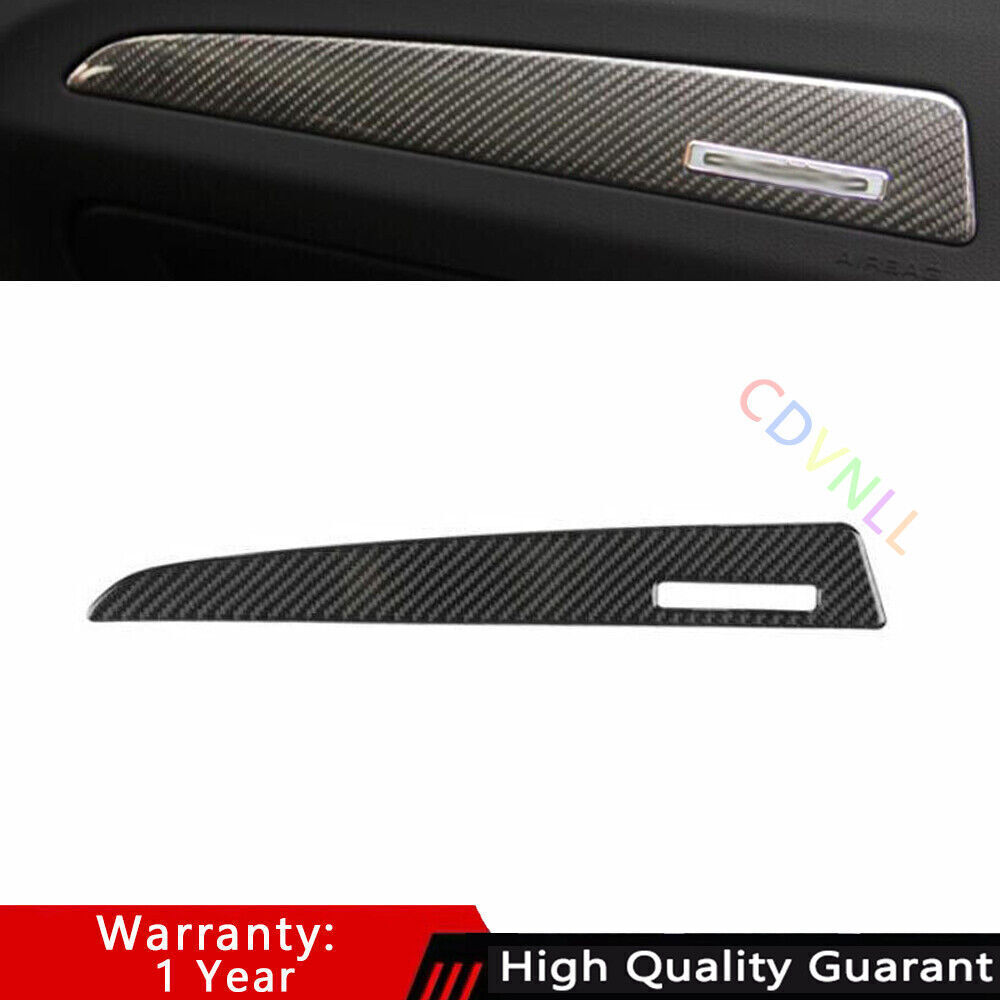 For Audi Q5 2009-2017 Real Carbon Fiber Dashboard Co-Pilot Strip Cover Trim