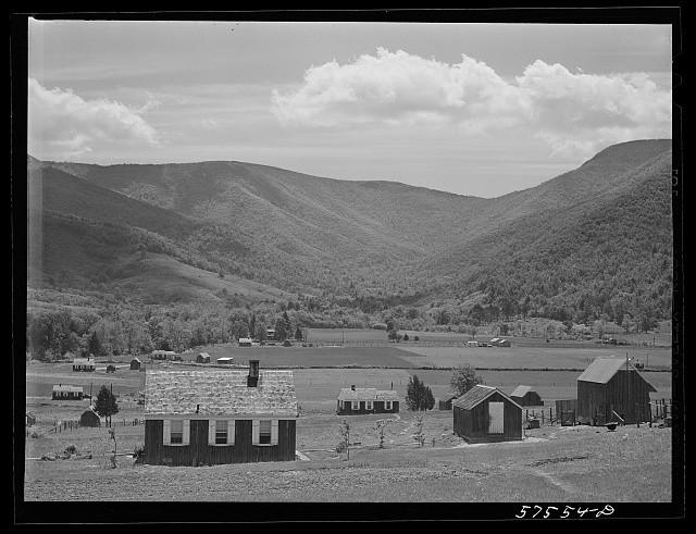 Photo:Luray Virginia 1941 Ida Valley Farms Shenandoah Homesteads Homes FSA