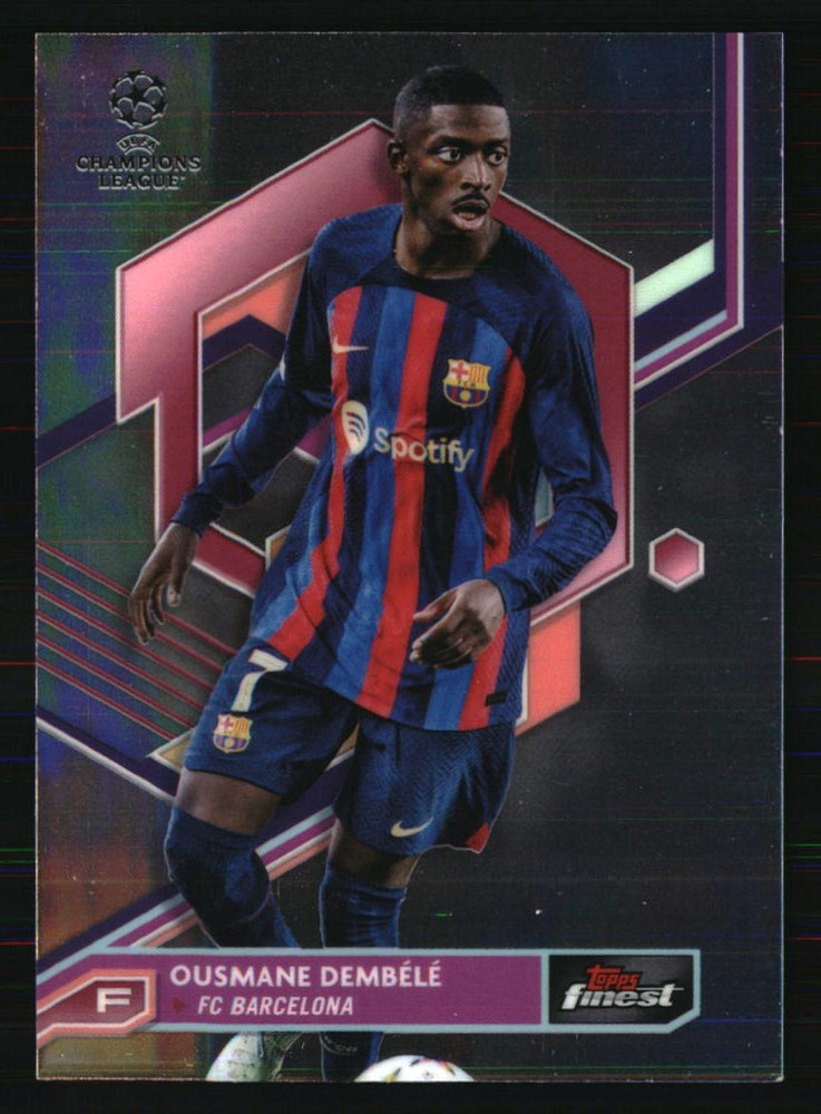 Ousmane Dembele 2022-23 Topps Finest UEFA Club Competitions #68 SOCCER Card