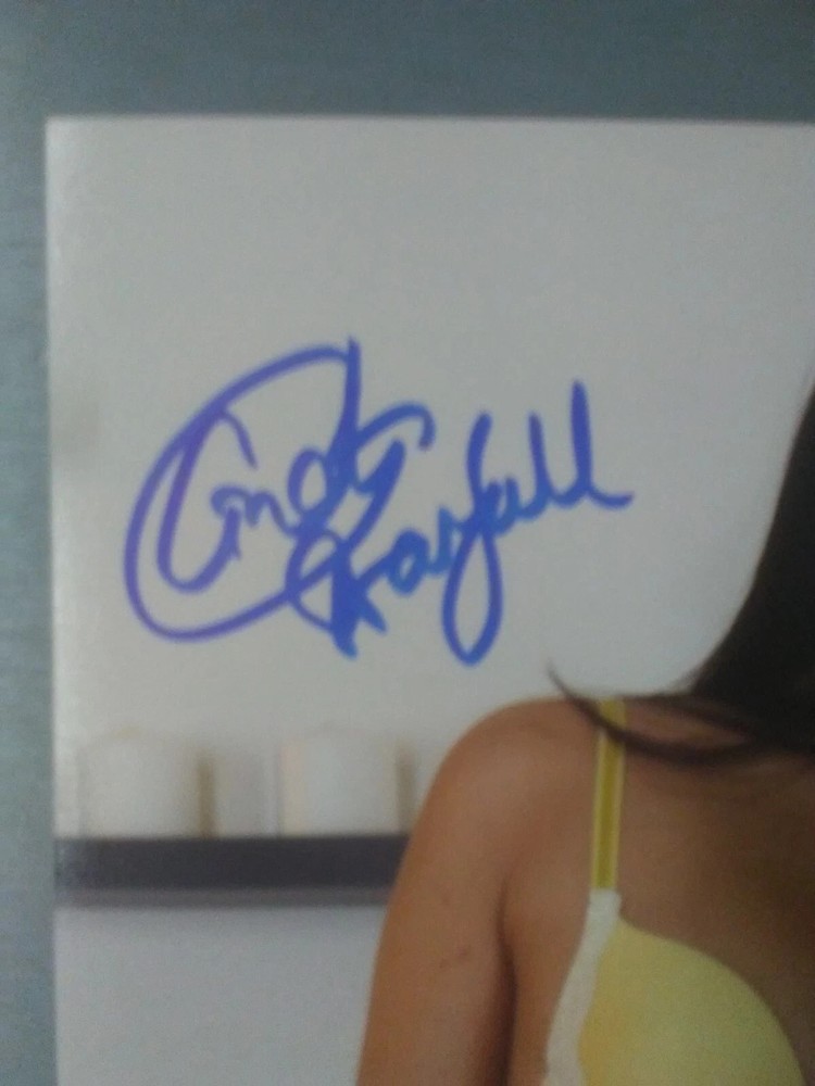 Cindy Starfall Hand Signed Autographed 8x10 color Photo Adult Asian Model