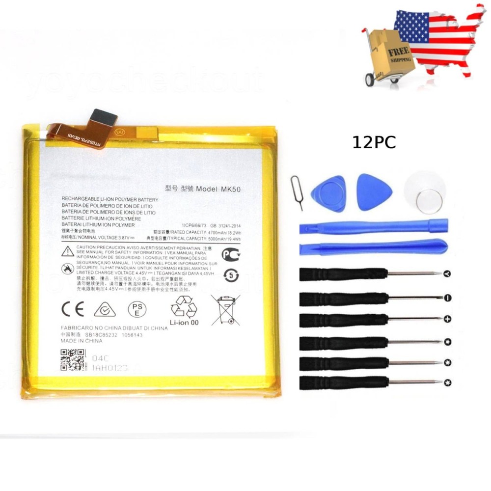 For Motorola Moto G 5G 2020 One 5G Ace XT2113 Replacement Battery MK50 + Tools-image