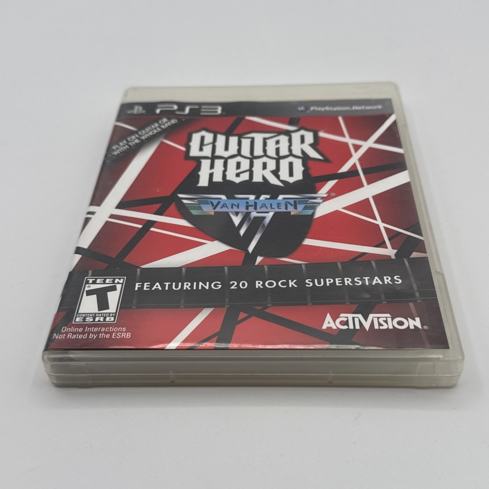 Guitar Hero: Van Halen (Sony PlayStation 3, 2009) CIB, TESTED