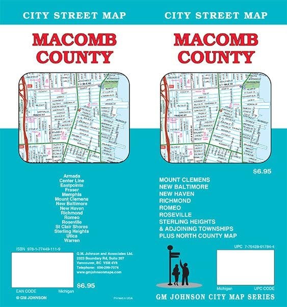 Macomb County, Michigan Street Map