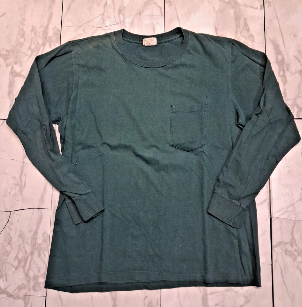 Vintage Banana Republic Green Long-Sleeve Shirt Mens XL Made In USA