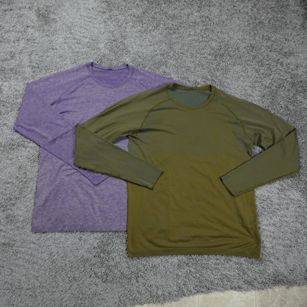 Lululemon Shirt Mens Extra Large Metal Vent Tech Short Sleeve Lot of 2