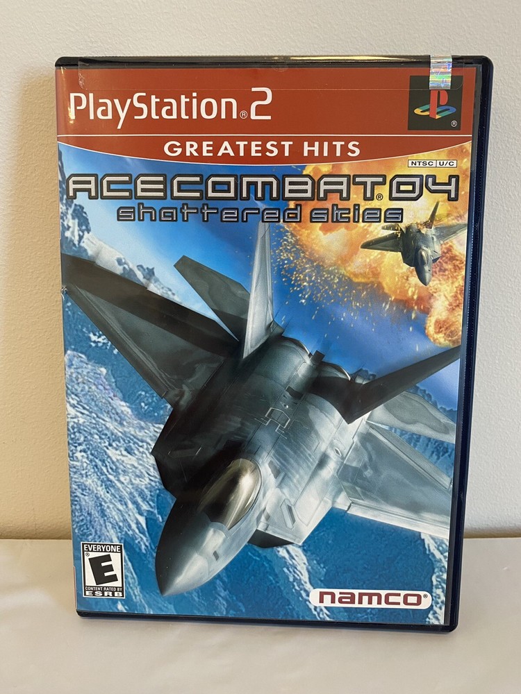 Ace Combat 4 PS2 CIB Shattered Skies (Sony PlayStation 2) Complete with Manual-image