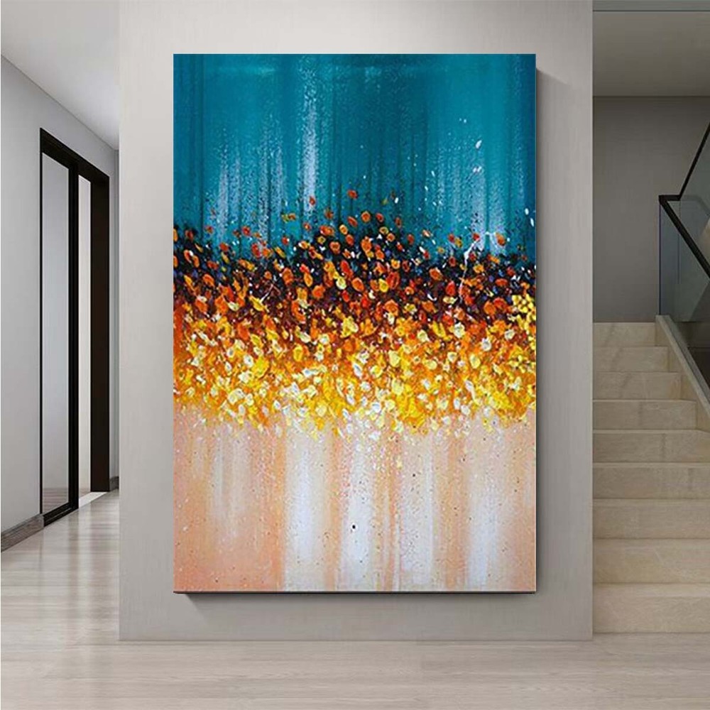 Deluxe Decorative Large Mural Home Abstract Handmade Oil Painting Canvas Wall