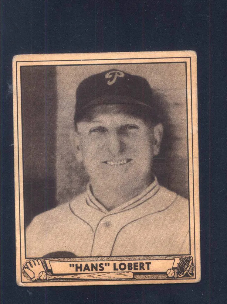 1940 Play Ball #160 Hans Lobert Phillies (VG) 011752
