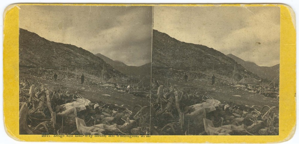 G0900* NEW HAMPSHIRE Bierstadt Brothers – Mt Washington Stereoview
