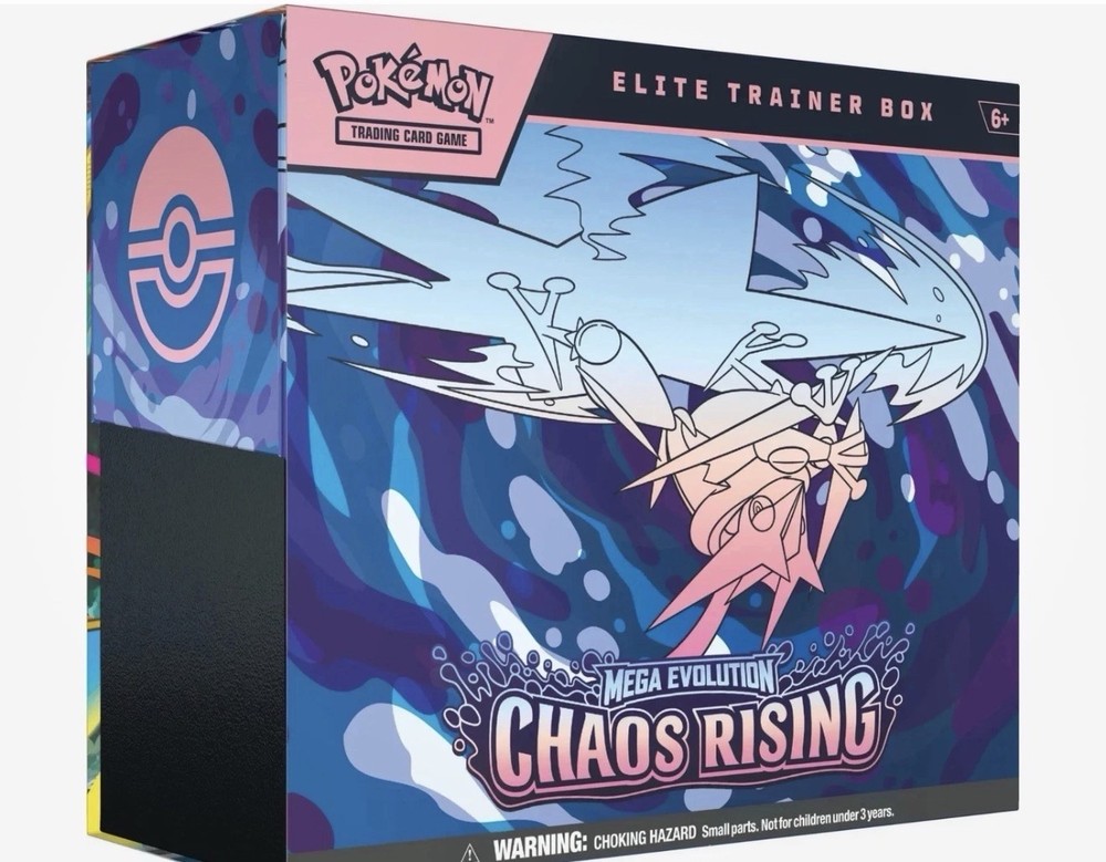 Pokemon TCG: Mega Evolution Chaos Rising Elite Trainer Box ETB ME04 Ships 5/22