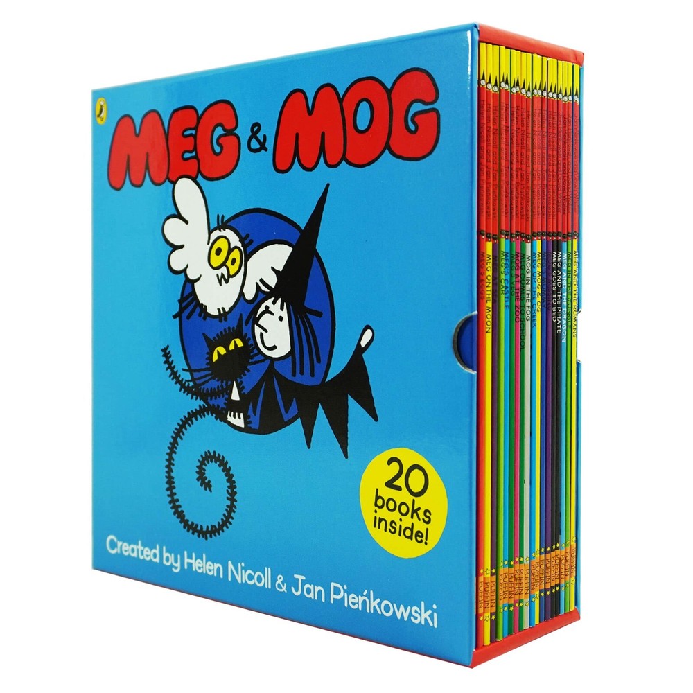 Meg & Mog The Complete Collection 20 Books Box Set - Ages 2+ - Paperback