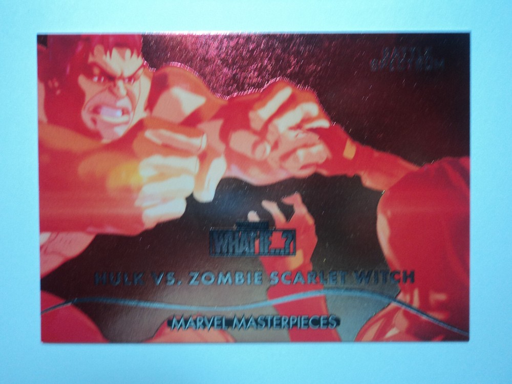 2023 Upper Deck Marvel What If? - Battle Spectrum - Bs3  Hulk Vs. Zombie Scarlet